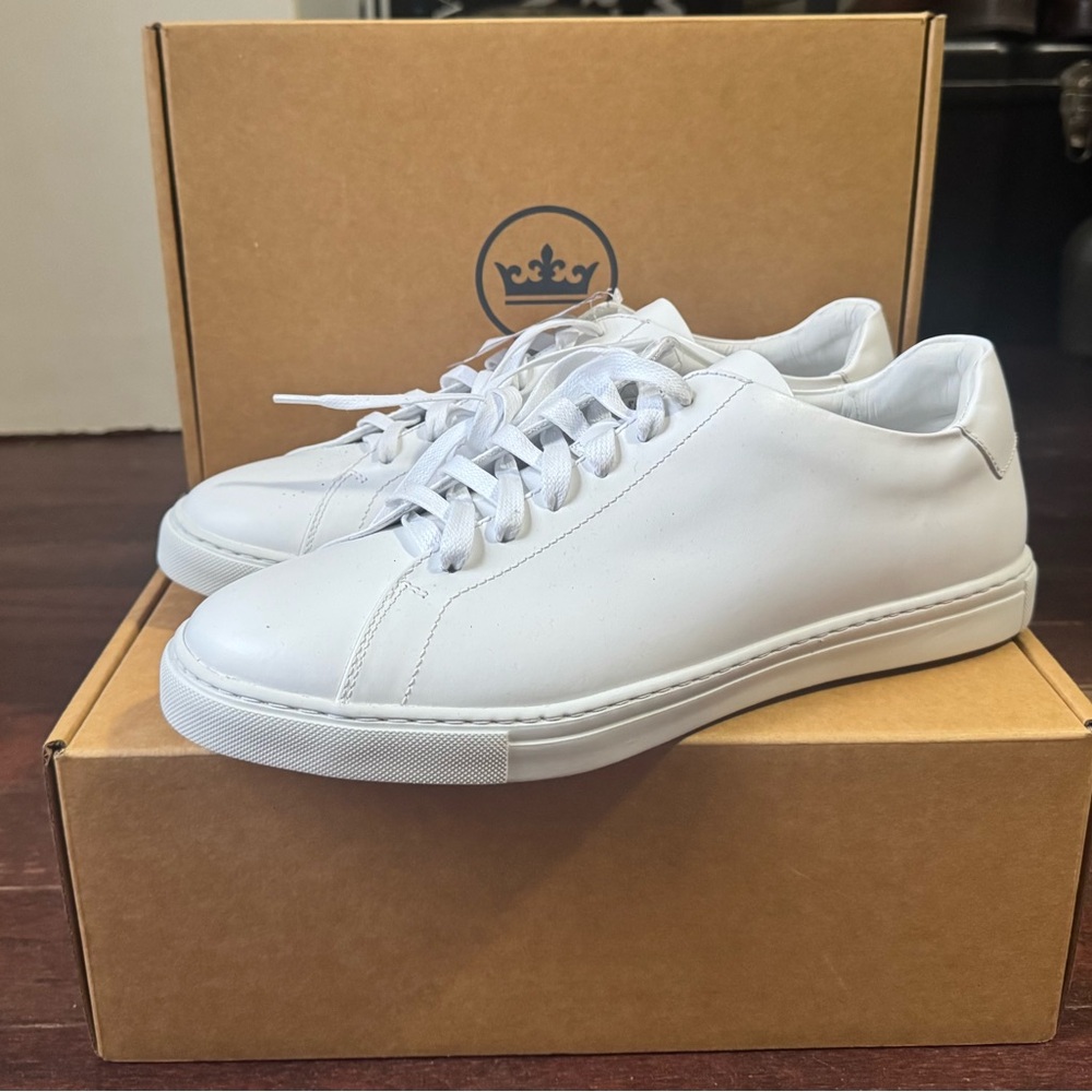 Peter Millar Classic White Sneakers